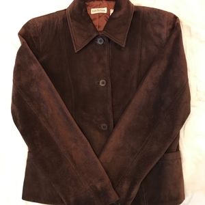 Ann Taylor Suede Leather Jacket